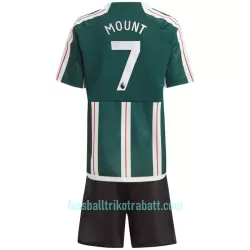 Günstige Manchester United Mount 7 Kindertrikot Auswärts 2023/24 Kurzarm