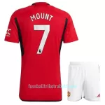 Günstige Manchester United Mount 7 Kindertrikot Heim 2023/24 Kurzarm