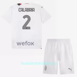 Günstige AC Mailand Calabria 2 Kindertrikot Auswärts 2023/24 Kurzarm
