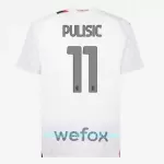 Günstige AC Mailand Pulisic 11 Herrentrikot Auswärts 2023/24 Kurzarm