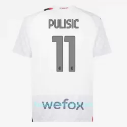 Günstige AC Mailand Pulisic 11 Herrentrikot Auswärts 2023/24 Kurzarm Günstige AC Mailand Pulisic 11 Herrentrikot Auswärts 2023/24 Kurzarm