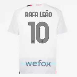 Günstige AC Mailand Rafael Leao 10 Herrentrikot Auswärts 2023/24 Kurzarm Günstige AC Mailand Rafael Leao 10 Herrentrikot Auswärts 2023/24 Kurzarm