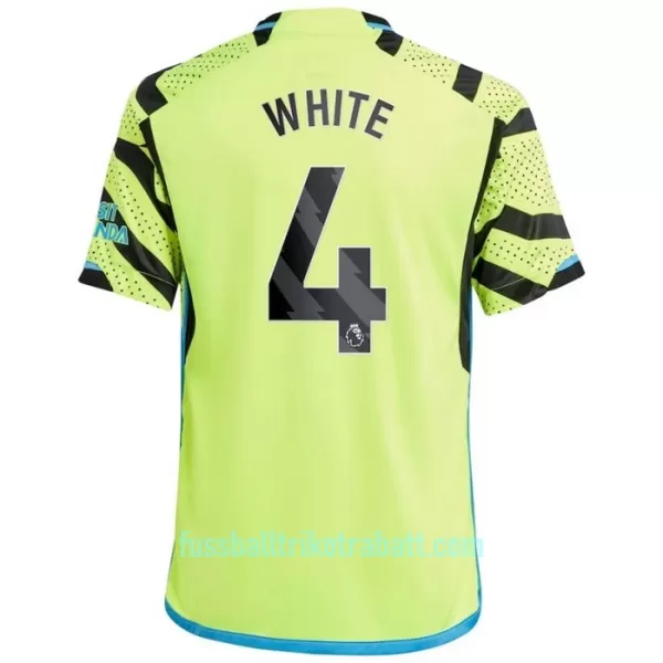 Günstige Arsenal White 4 Kindertrikot Auswärts 2023/24 Kurzarm