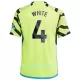 Günstige Arsenal White 4 Kindertrikot Auswärts 2023/24 Kurzarm