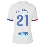 Günstige FC Barcelona Frenkie de Jong 21 Herrentrikot Auswärts 2023/24 Kurzarm