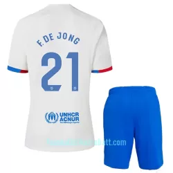 Günstige FC Barcelona Frenkie de Jong 21 Kindertrikot Auswärts 2023/24 Kurzarm Günstige FC Barcelona Frenkie de Jong 21 Kindertrikot Auswärts 2023/24 Kurzarm