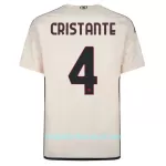 Günstige AS Rom Cristante 4 Herrentrikot Auswärts 2023/24 Kurzarm
