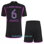 Günstige FC Bayern München Kimmich 6 Kindertrikot Auswärts 2023/24 Kurzarm
