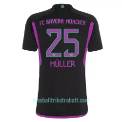 Günstige FC Bayern München Muller 25 Kindertrikot Auswärts 2023/24 Kurzarm