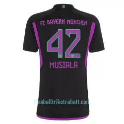 Günstige FC Bayern München Musiala 42 Kindertrikot Auswärts 2023/24 Kurzarm