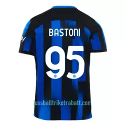 Günstige Inter Mailand Bastoni 95 Kindertrikot Heim 2023/24 Kurzarm