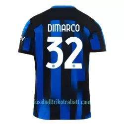Günstige Inter Mailand Dimarco 32 Herrentrikot Heim 2023/24 Kurzarm Günstige Inter Mailand Dimarco 32 Herrentrikot Heim 2023/24 Kurzarm