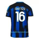 Günstige Inter Mailand Frattesi 16 Herrentrikot Heim 2023/24 Kurzarm
