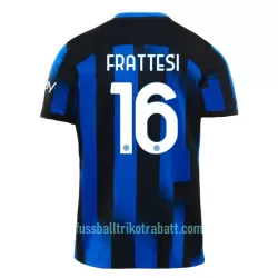 Günstige Inter Mailand Frattesi 16 Herrentrikot Heim 2023/24 Kurzarm Günstige Inter Mailand Frattesi 16 Herrentrikot Heim 2023/24 Kurzarm