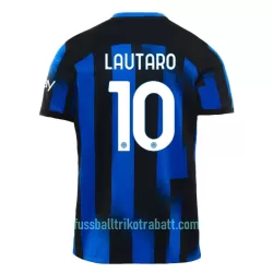Günstige Inter Mailand Lautaro Martinez 10 Herrentrikot Heim 2023/24 Kurzarm Günstige Inter Mailand Lautaro Martinez 10 Herrentrikot Heim 2023/24 Kurzarm
