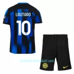 Günstige Inter Mailand Lautaro Martinez 10 Kindertrikot Heim 2023/24 Kurzarm