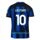 Günstige Inter Mailand Lautaro Martinez 10 Kindertrikot Heim 2023/24 Kurzarm
