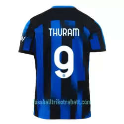 Günstige Inter Mailand Thuram 9 Kindertrikot Heim 2023/24 Kurzarm