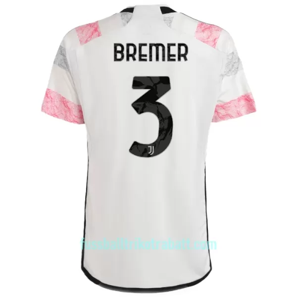 Günstige Juventus Turin Bremer 3 Kindertrikot Auswärts 2023/24 Kurzarm