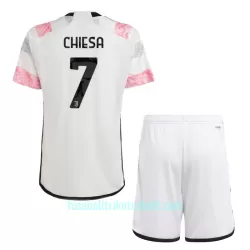Günstige Juventus Turin Chiesa 7 Kindertrikot Auswärts 2023/24 Kurzarm Günstige Juventus Turin Chiesa 7 Kindertrikot Auswärts 2023/24 Kurzarm