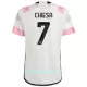 Günstige Juventus Turin Chiesa 7 Kindertrikot Auswärts 2023/24 Kurzarm