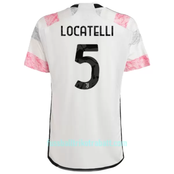 Günstige Juventus Turin Locatelli 5 Kindertrikot Auswärts 2023/24 Kurzarm