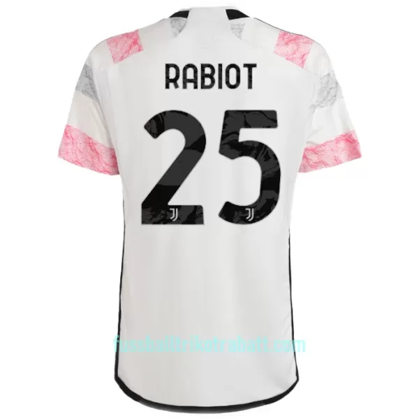 Günstige Juventus Turin Rabiot 25 Kindertrikot Auswärts 2023/24 Kurzarm