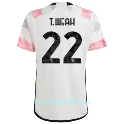 Günstige Juventus Turin T. Weah 22 Herrentrikot Auswärts 2023/24 Kurzarm