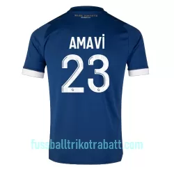 Günstige Olympique Marseille Amavi 23 Herrentrikot Auswärts 2023/24 Kurzarm