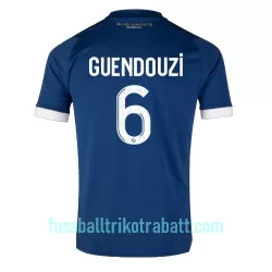 Günstige Olympique Marseille GUENDOUZI 6 Herrentrikot Auswärts 2023/24 Kurzarm