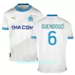 Günstige Olympique Marseille GUENDOUZI 6 Herrentrikot Heim 2023/24 Kurzarm
