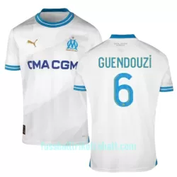 Günstige Olympique Marseille GUENDOUZI 6 Herrentrikot Heim 2023/24 Kurzarm