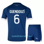 Günstige Olympique Marseille GUENDOUZI 6 Kindertrikot Auswärts 2023/24 Kurzarm