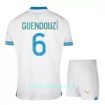 Günstige Olympique Marseille GUENDOUZI 6 Kindertrikot Heim 2023/24 Kurzarm