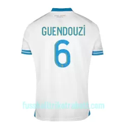 Günstige Olympique Marseille GUENDOUZI 6 Kindertrikot Heim 2023/24 Kurzarm