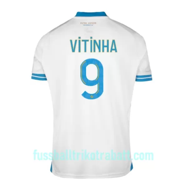 Günstige Olympique Marseille VITINHA 9 Herrentrikot Heim 2023/24 Kurzarm