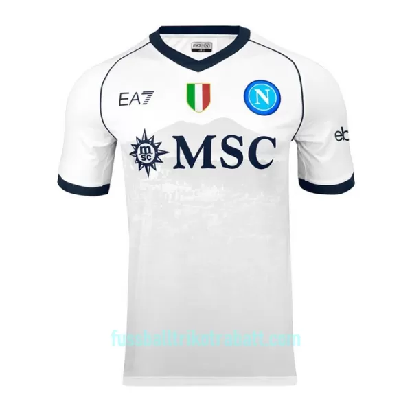 Günstige SSC Neapel Kindertrikot Auswärts 2023/24 Kurzarm