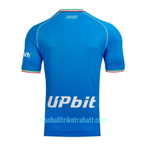 Günstige SSC Neapel Kindertrikot Heim 2023/24 Kurzarm