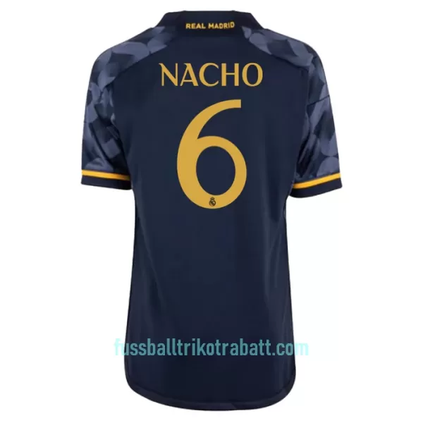 Günstige Real Madrid Nacho 6 Kindertrikot Auswärts 2023/24 Kurzarm