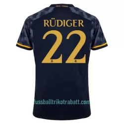 Günstige Real Madrid Rudiger 22 Herrentrikot Auswärts 2023/24 Kurzarm