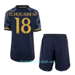 Günstige Real Madrid Tchouameni 18 Kindertrikot Auswärts 2023/24 Kurzarm Günstige Real Madrid Tchouameni 18 Kindertrikot Auswärts 2023/24 Kurzarm