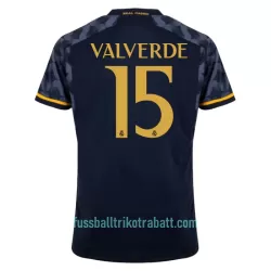 Günstige Real Madrid Valverde 15 Herrentrikot Auswärts 2023/24 Kurzarm