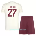 Günstige FC Bayern München Laimer 27 Champions League Kindertrikot Ausweich 2023/24 Kurzarm