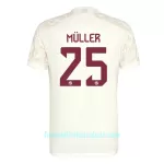 Günstige FC Bayern München Muller 25 Champions League Herrentrikot Ausweich 2023/24 Kurzarm
