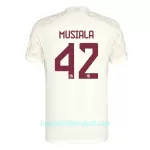 Günstige FC Bayern München Musiala 42 Champions League Herrentrikot Ausweich 2023/24 Kurzarm