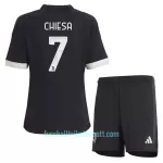 Günstige Juventus Turin Chiesa 7 Kindertrikot Ausweich 2023/24 Kurzarm