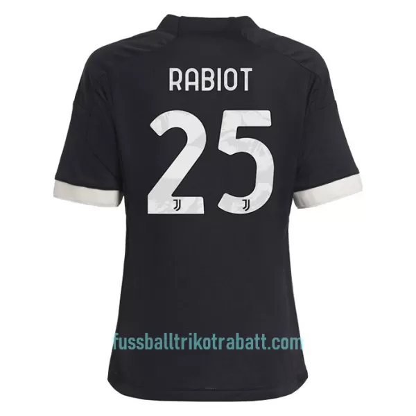 Günstige Juventus Turin Rabiot 25 Kindertrikot Ausweich 2023/24 Kurzarm
