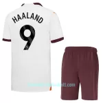 Günstige Manchester City Haaland 9 Kindertrikot Auswärts 2023/24 Kurzarm