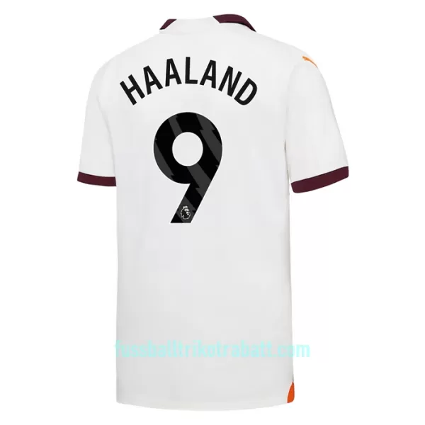Günstige Manchester City Haaland 9 Kindertrikot Auswärts 2023/24 Kurzarm