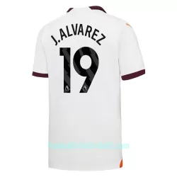Günstige Manchester City J. Alvarez 19 Herrentrikot Auswärts 2023/24 Kurzarm